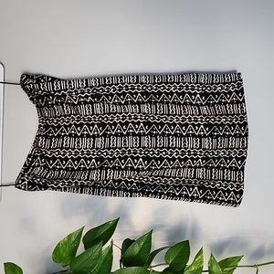 GENTLE Fawn geometric straight skirt large